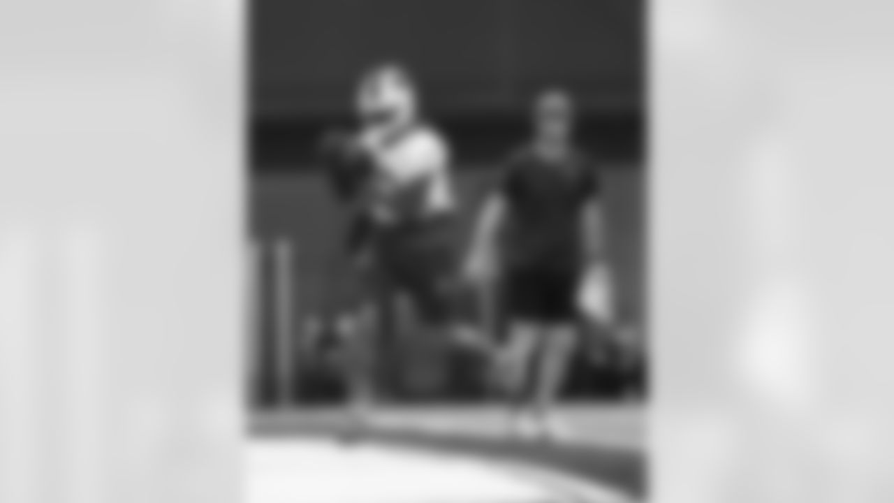 Keon Coleman (0), Joe Brady. Buffalo Bills Wild Card Week Friday Practice, January 09, 2026 at Buffalo Bills Training Center.