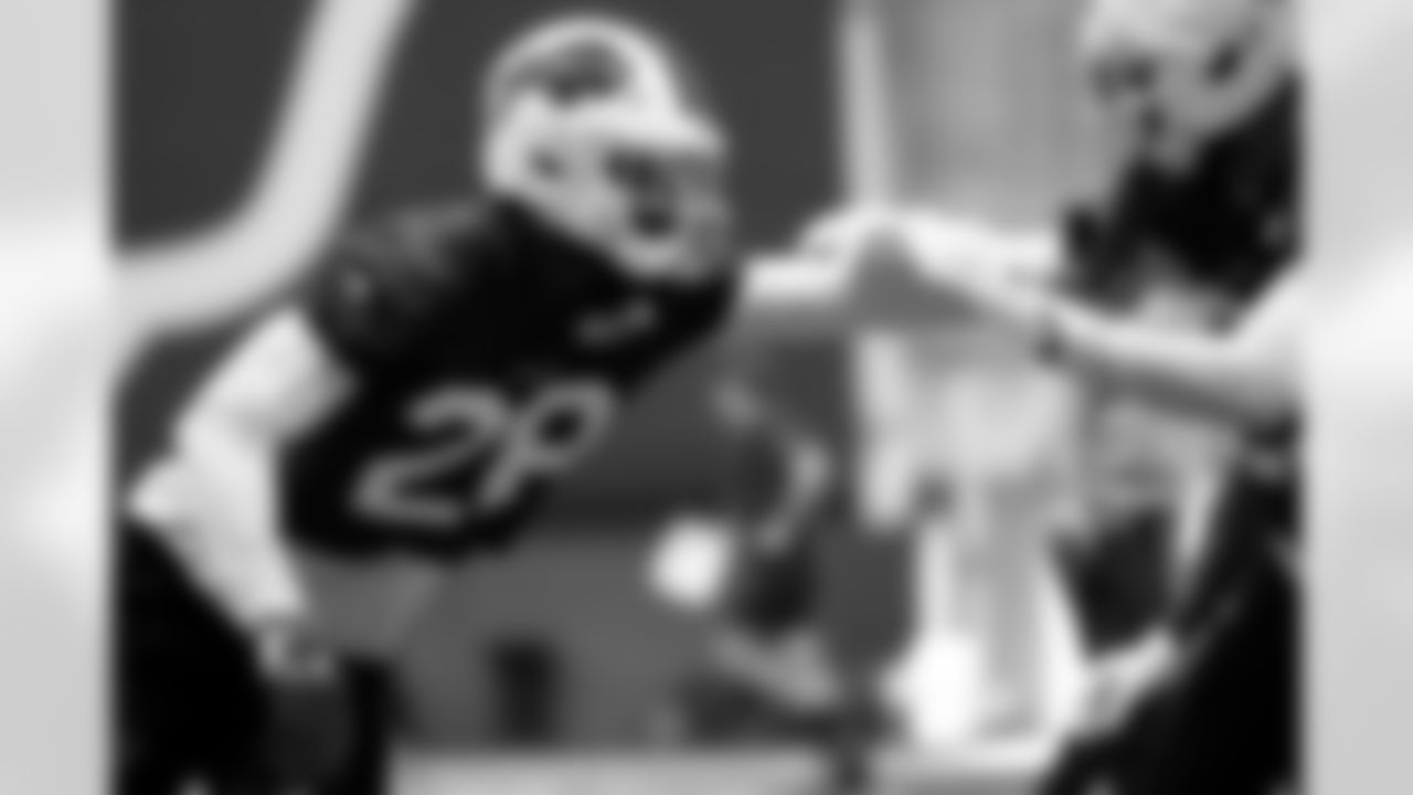 Sam Franklin Jr. (28). Buffalo Bills Wild Card Week Thursday Practice, January 08, 2026 at Buffalo Bills Training Center.