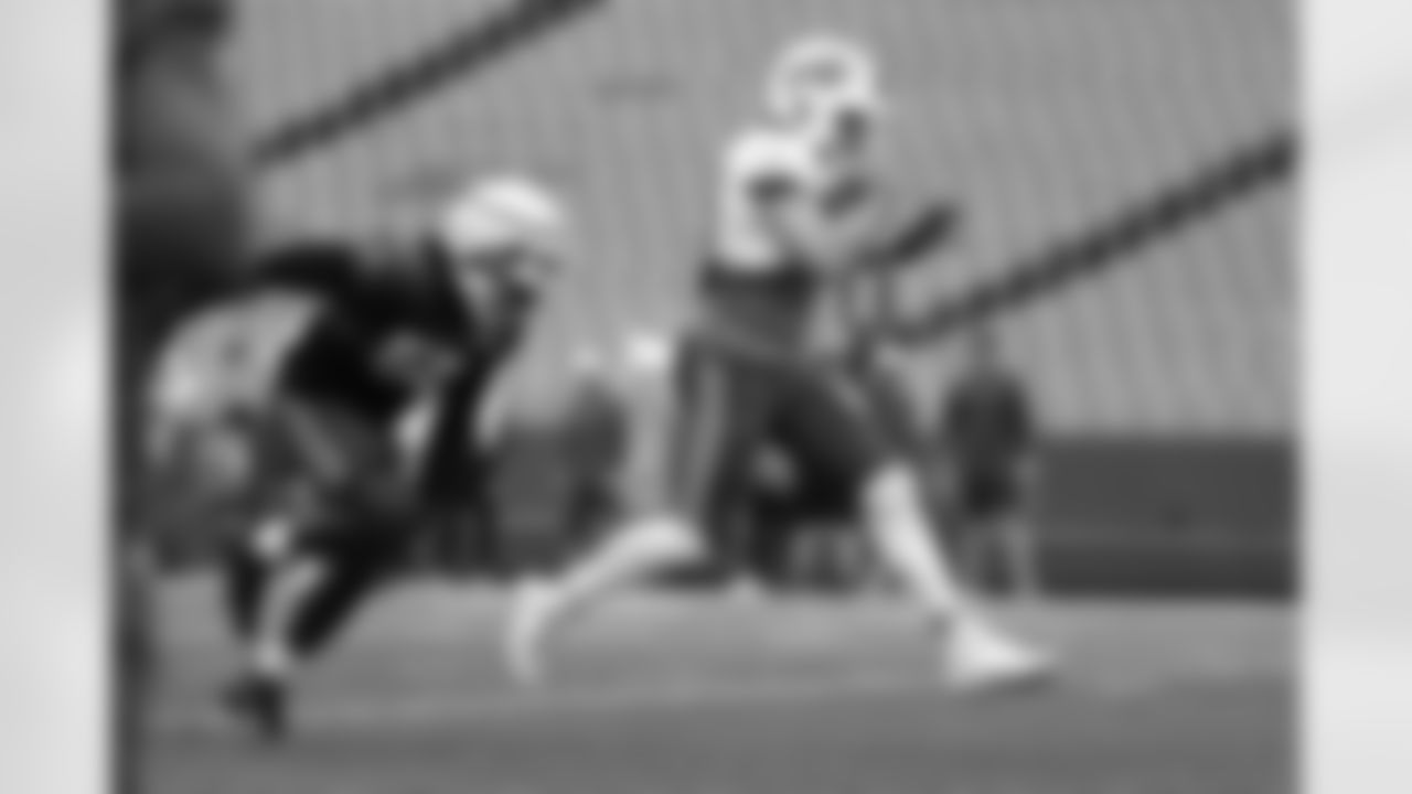 Dalton Kincaid (86). Buffalo Bills Training Camp, August 21, 2025 at Buffalo Bills Training Facility.