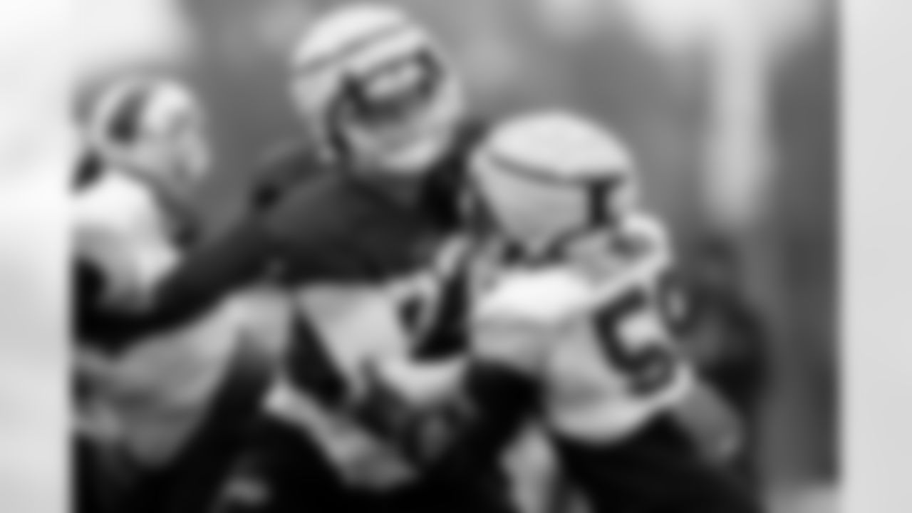 Chase Lundt (77). Buffalo Bills Week 10 Practice, November 05, 2025 at Buffalo Bills Training Center.