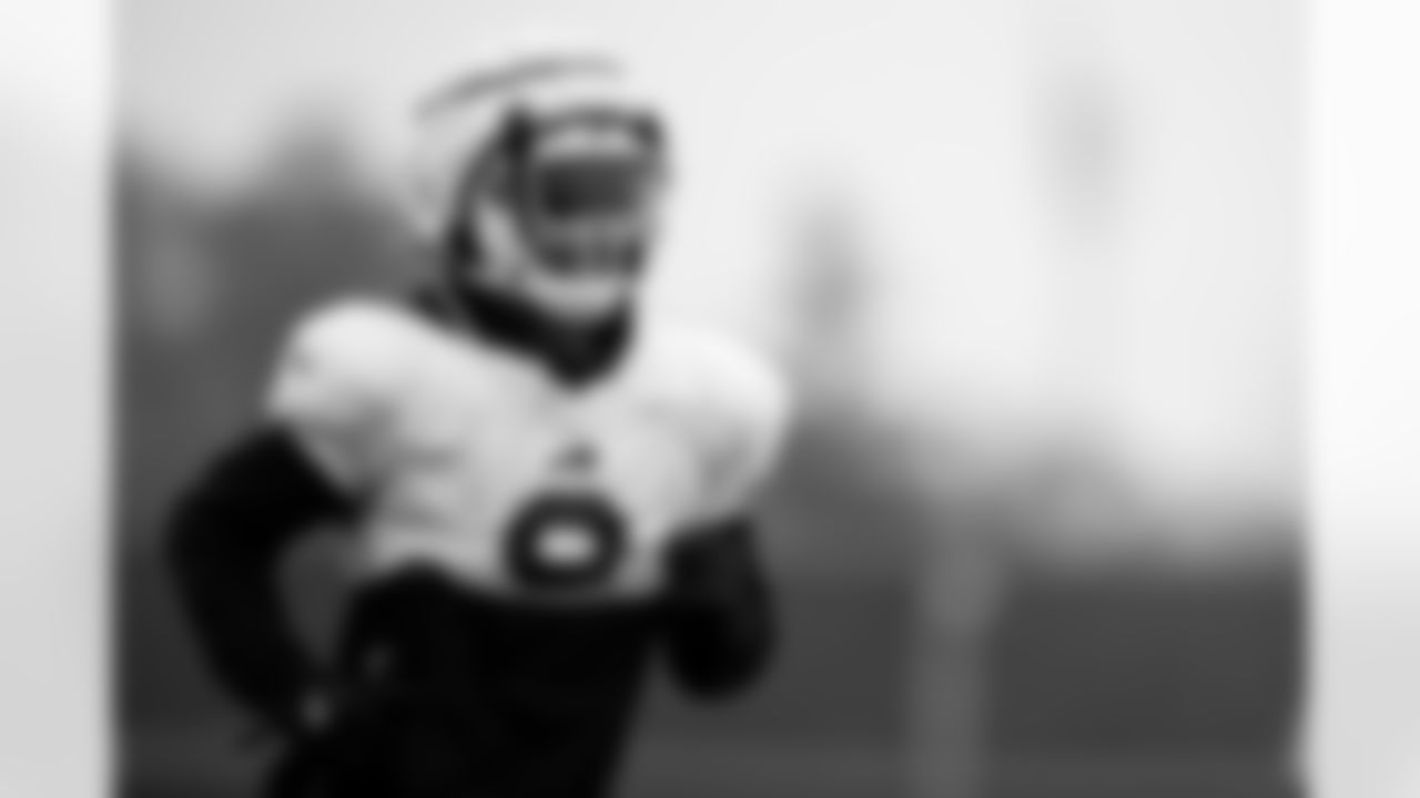 Terrel Bernard (8). Buffalo Bills Week 10 Practice, November 05, 2025 at Buffalo Bills Training Center.