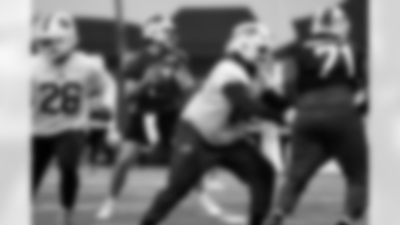 Josh Allen (17). Buffalo Bills Week 13 Practice, November 26, 2025 at Buffalo Bills Training Center.