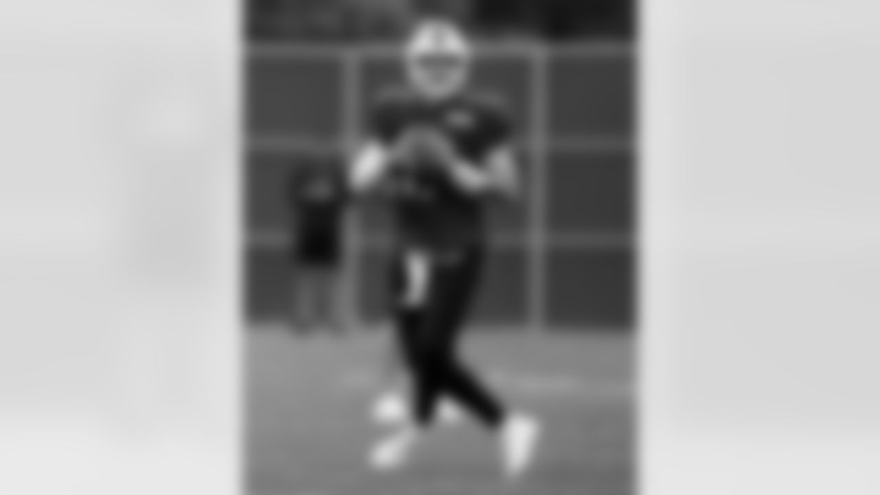 Josh Allen (17). Buffalo Bills Training Camp, August 20, 2025 at Buffalo Bills Training Facility.