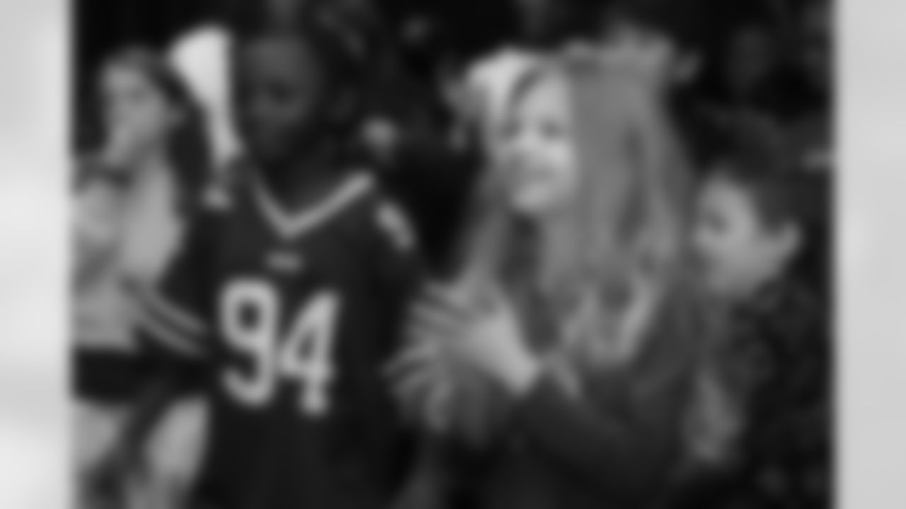 Billy Buffalo, DJ Milk, DJ Yes and Highmark host a Buffalo Bills pep rally for Heritage Heights Elementary students, November 14, 2025.