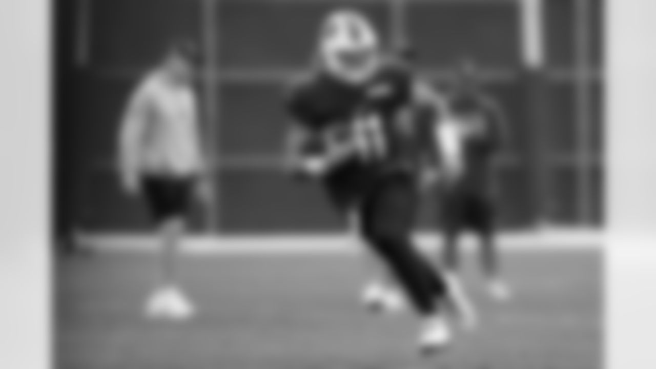 Mitchell Trubisky (11). Buffalo Bills Training Camp, August 20, 2025 at Buffalo Bills Training Facility.