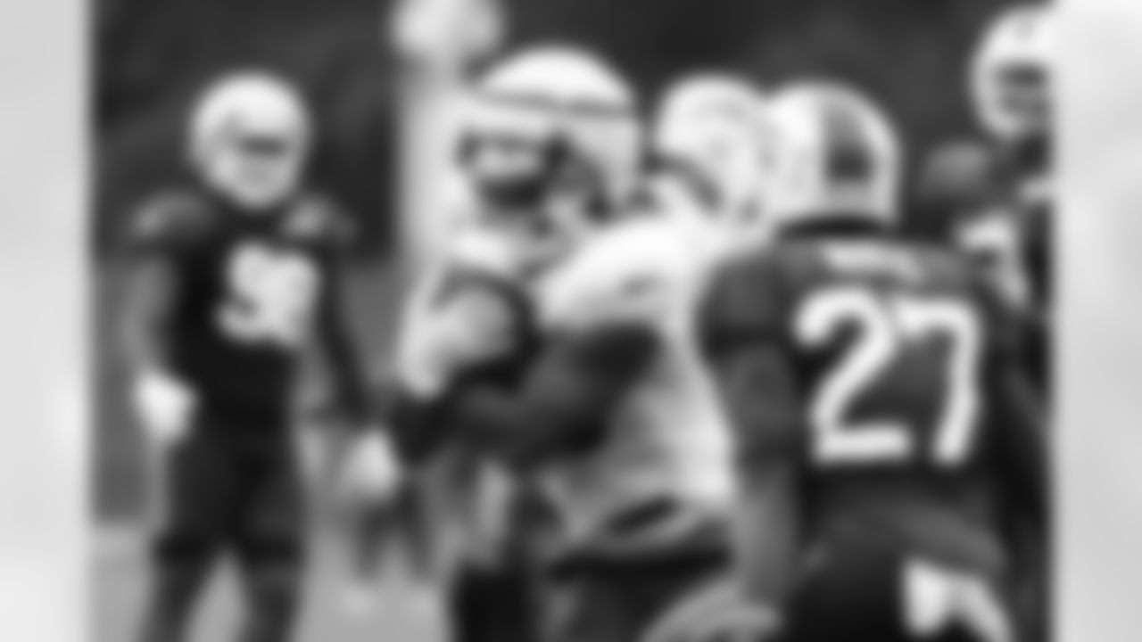 Ty Johnson (26). Buffalo Bills Training Camp, August 13, 2025 at Buffalo Bills Training Facility.