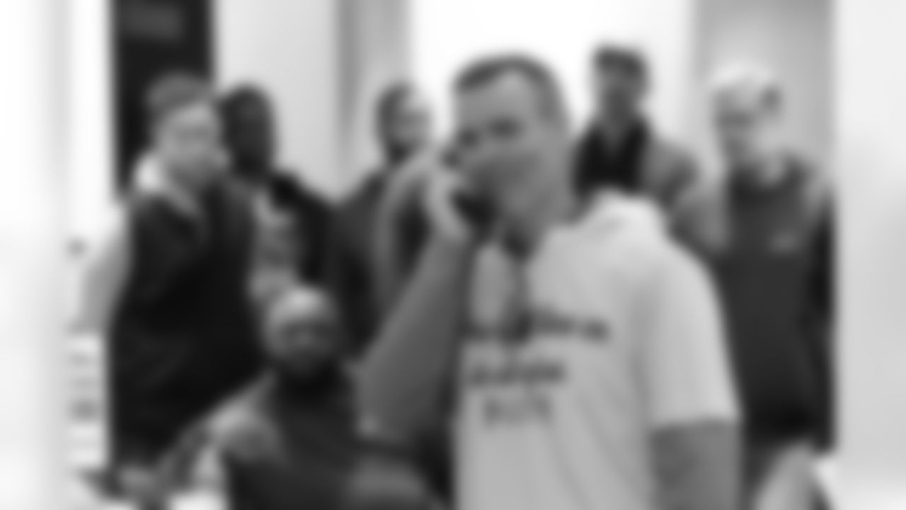 Brandon Beane. Scenes from the Buffalo Bills draft room during Rounds 4-7 of the 2025 NFL Draft at the Buffalo Bills Training Center on April 26, 2025.