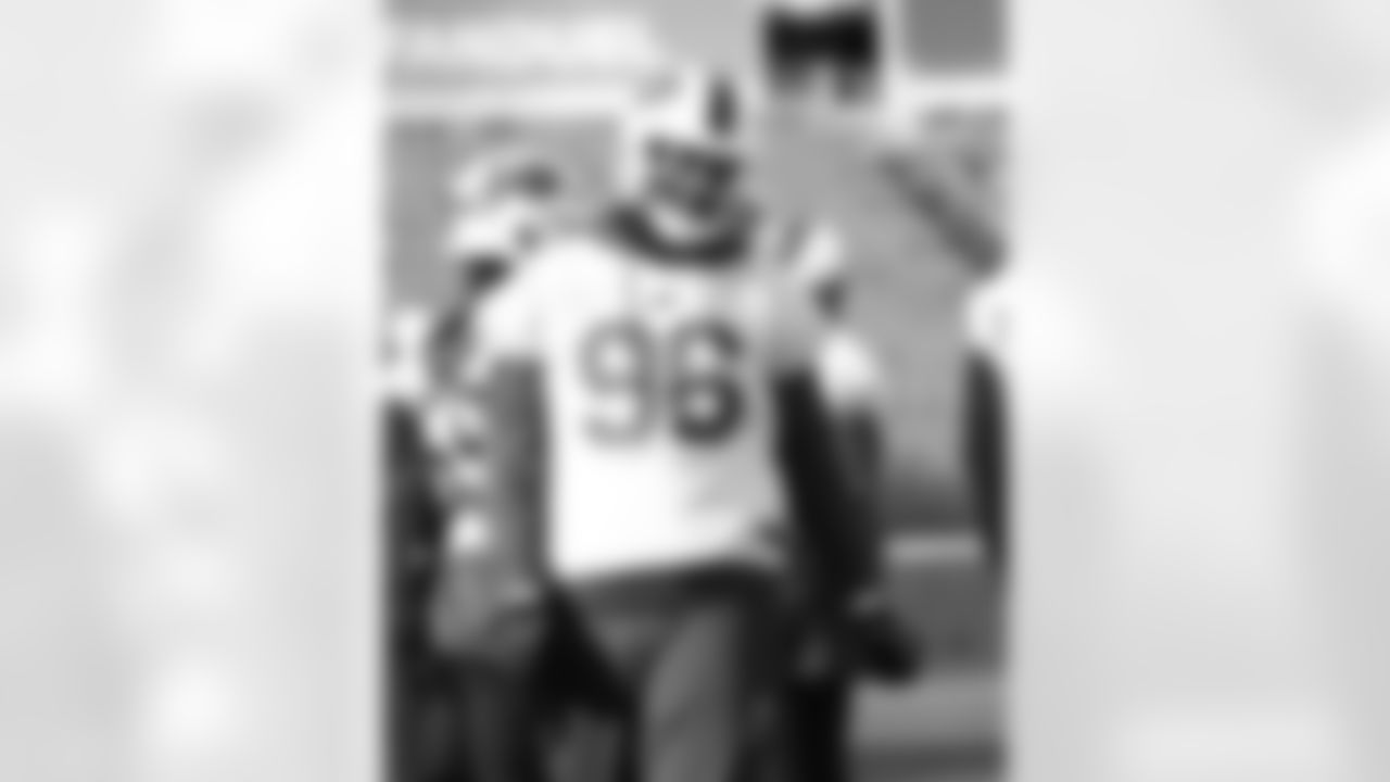 Deone Walker (96). Buffalo Bills Week 14 Practice, December 05, 2025 at Highmark Stadium.