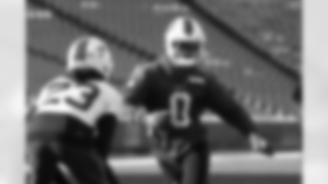 Keon Coleman (0). Buffalo Bills Week 14 Practice, December 05, 2025 at Highmark Stadium.