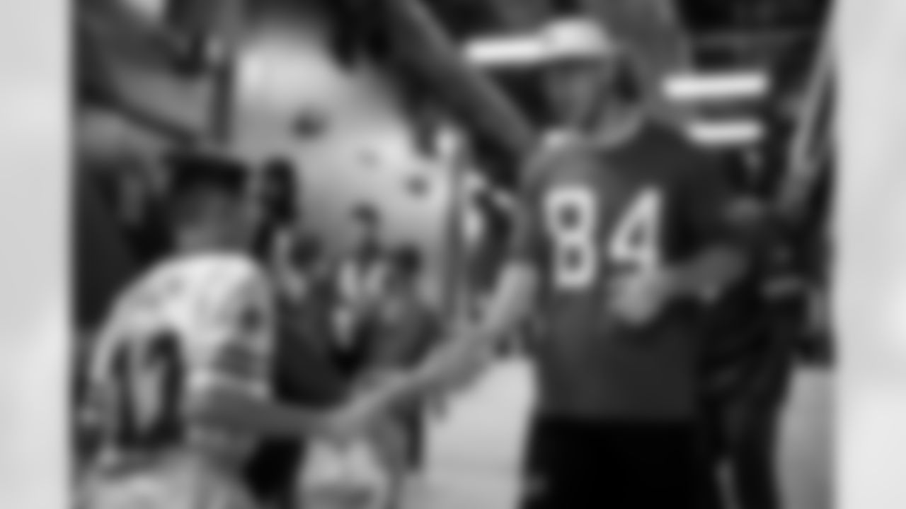 Zach Davidson (84). Buffalo Bills and Wegmans Play 60, May 16, 2025 at Highmark Stadium.