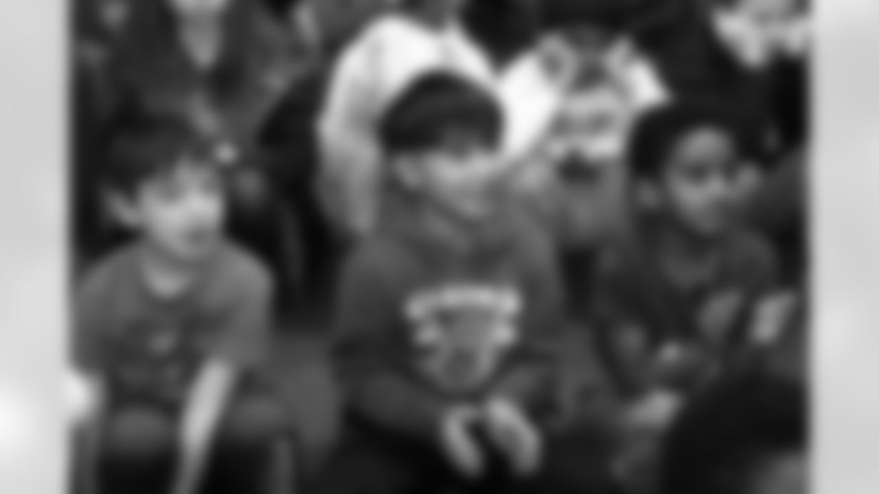 Billy Buffalo, DJ Milk, DJ Yes and Highmark host a Buffalo Bills pep rally for Heritage Heights Elementary students, November 14, 2025.