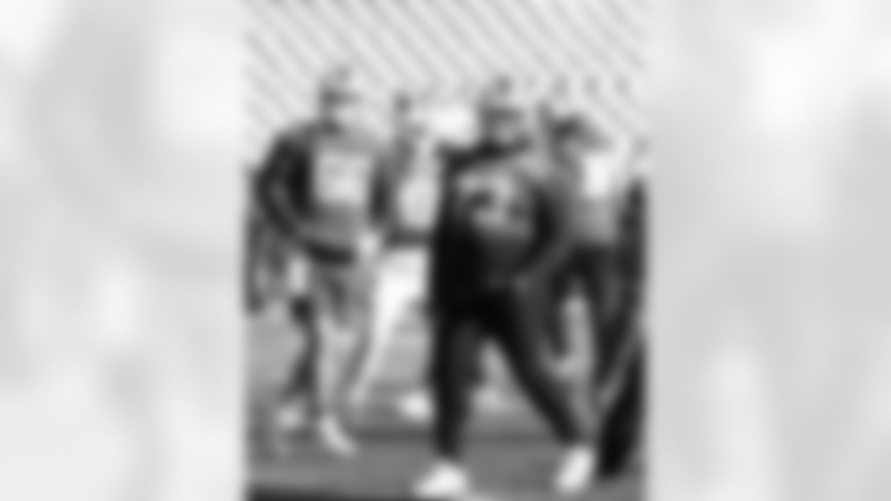 Connor McGovern (66), Dion Dawkins (73). Buffalo Bills Week 14 Practice, December 05, 2025 at Highmark Stadium.