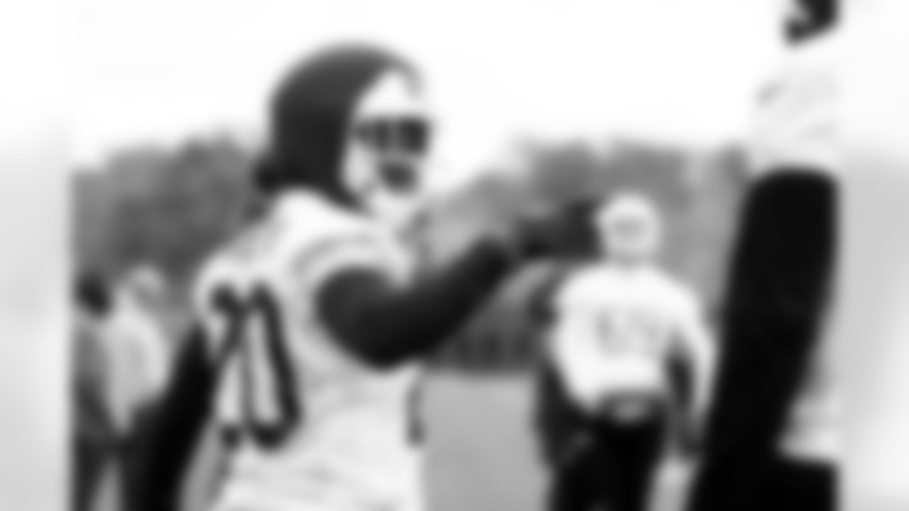 Frank Gore Jr. (20). Buffalo Bills Week 8 Practice, October 24, 2025 at Buffalo Bills Training Center.