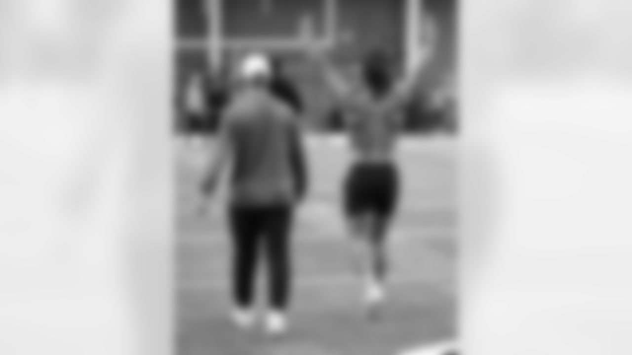 Shane Buechele, Ty Johnson. Buffalo Bills players take part in the Iron Bills competition, May 05, 2025 at the Buffalo Bills Training Center.