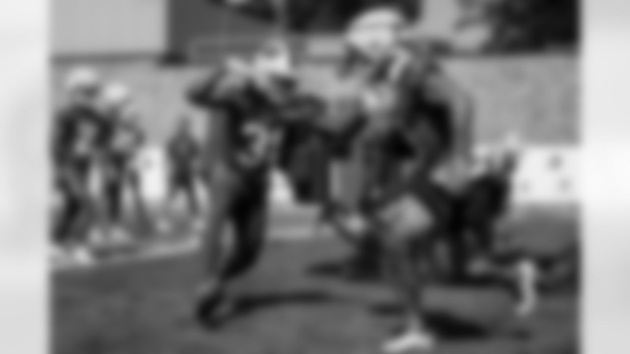 Maxwell Hairston (31), Taylor Rapp (9). Buffalo Bills Training Camp, July 24, 2025 at St. John Fisher University.