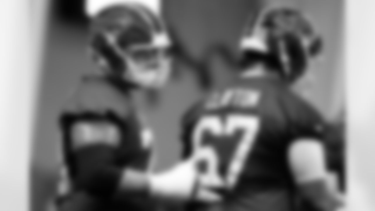 Alec Anderson (70). Buffalo Bills Week 18 practice, January 01, 2026 at Buffalo Bills Training Center.