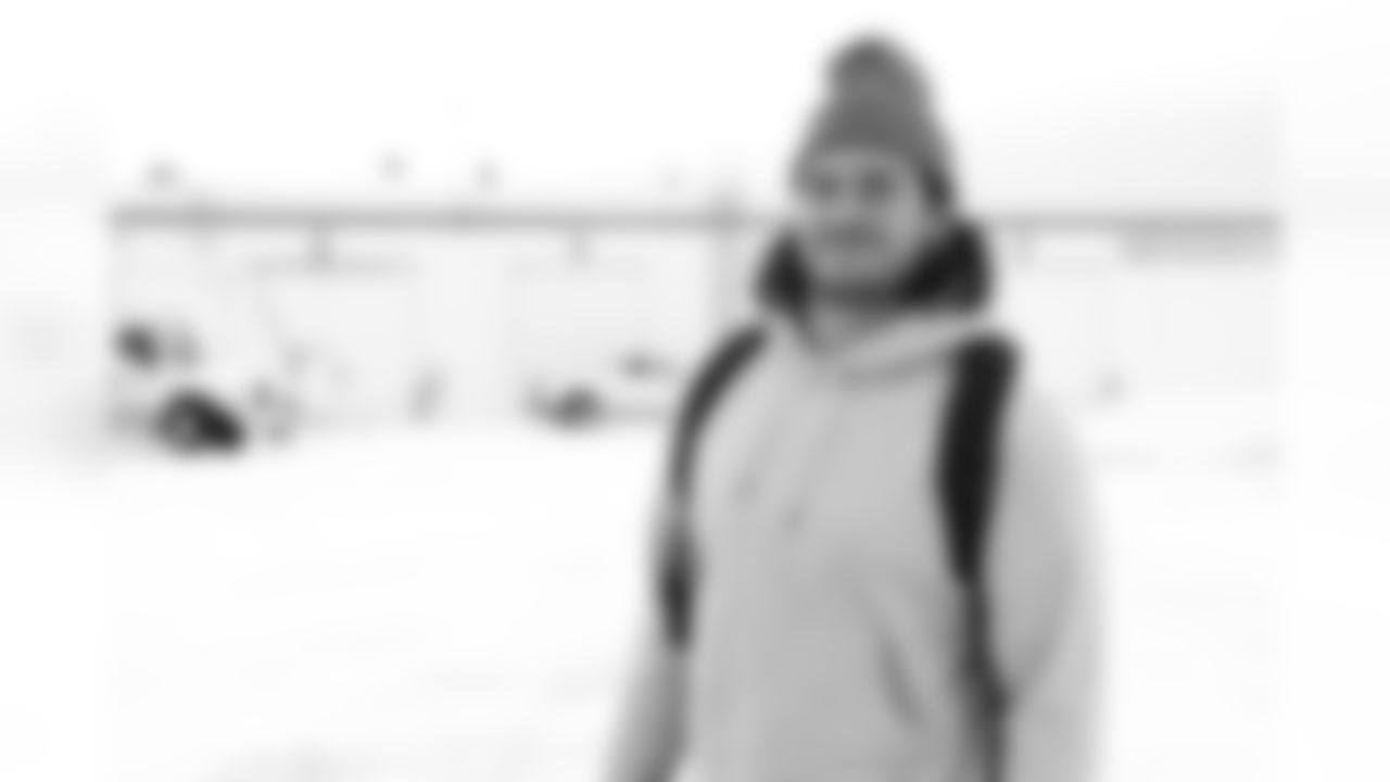 Baylon Spector (54). Buffalo Bills travel to Denver, January 16, 2026 at Buffalo Niagara International Airport.