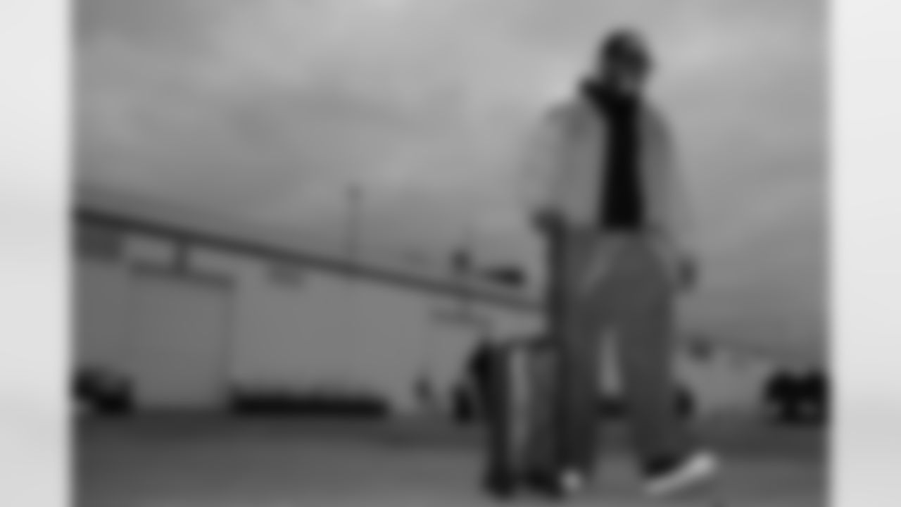 Larry Ogunjobi (99). Buffalo Bills travel to Pittsburgh, November 29, 2025 at Buffalo Niagara International Airport.