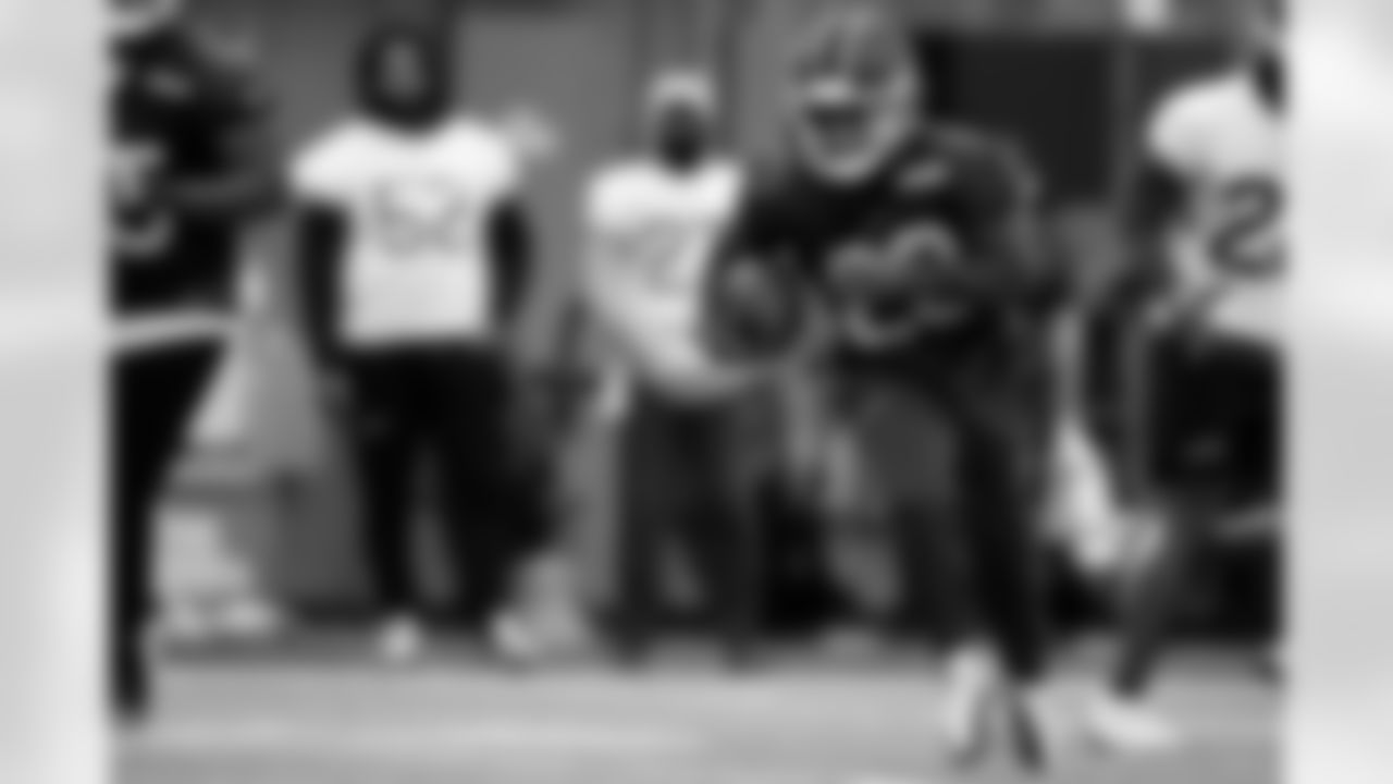 Frank Gore Jr. (20). Buffalo Bills Week 18 practice, January 01, 2026 at Buffalo Bills Training Center.