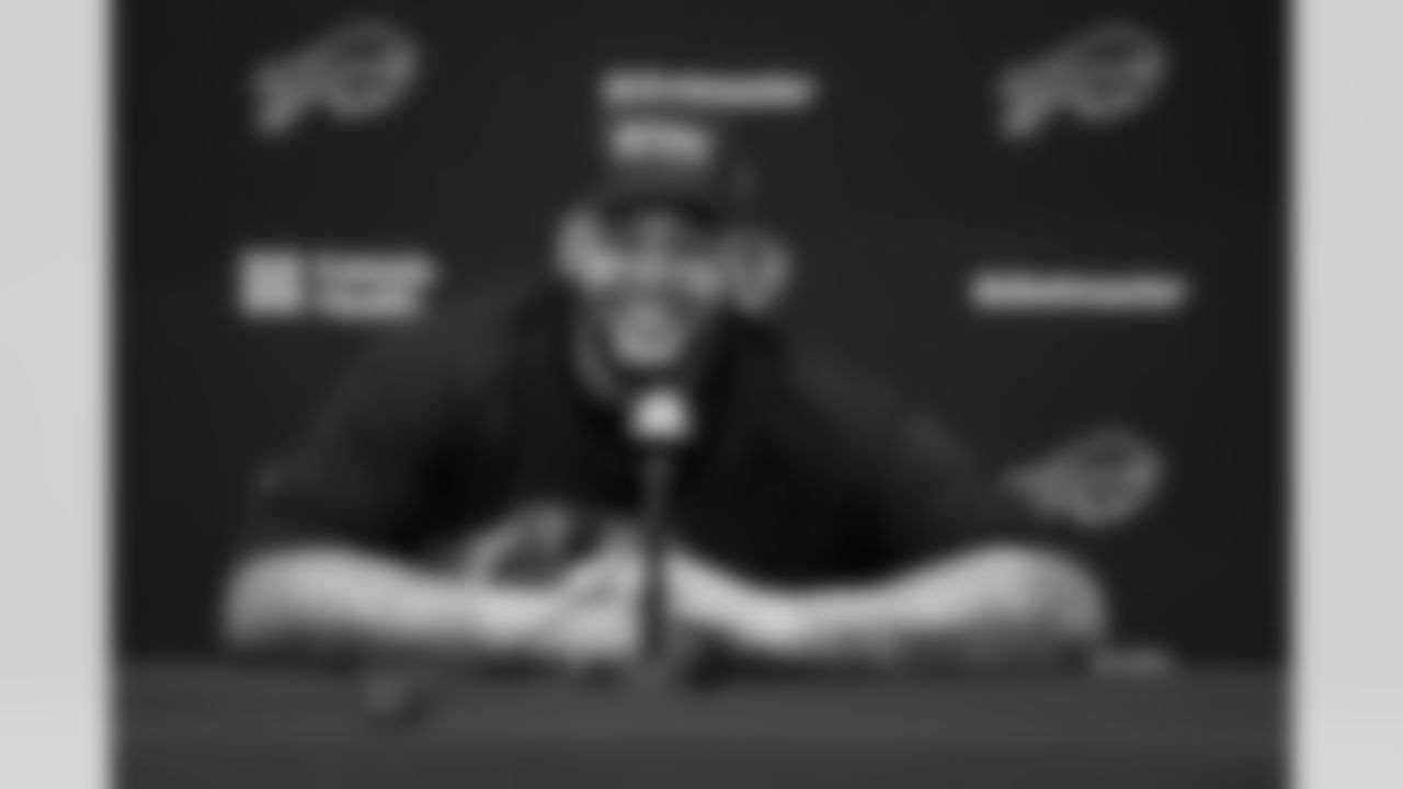 Dion Dawkins (73). Buffalo Bills Wild Card Week Thursday Practice, January 08, 2026 at Buffalo Bills Training Center.