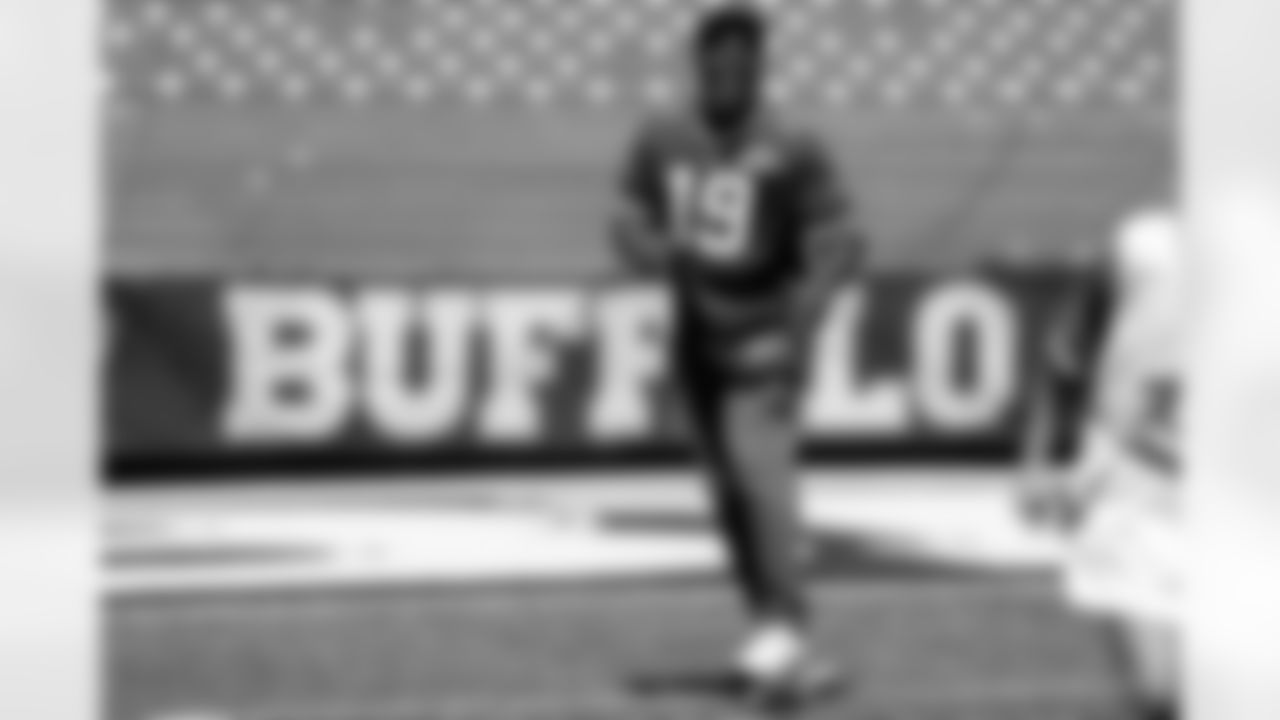 Donald Jones. Buffalo Bills and Wegmans Play 60, May 16, 2025 at Highmark Stadium.
