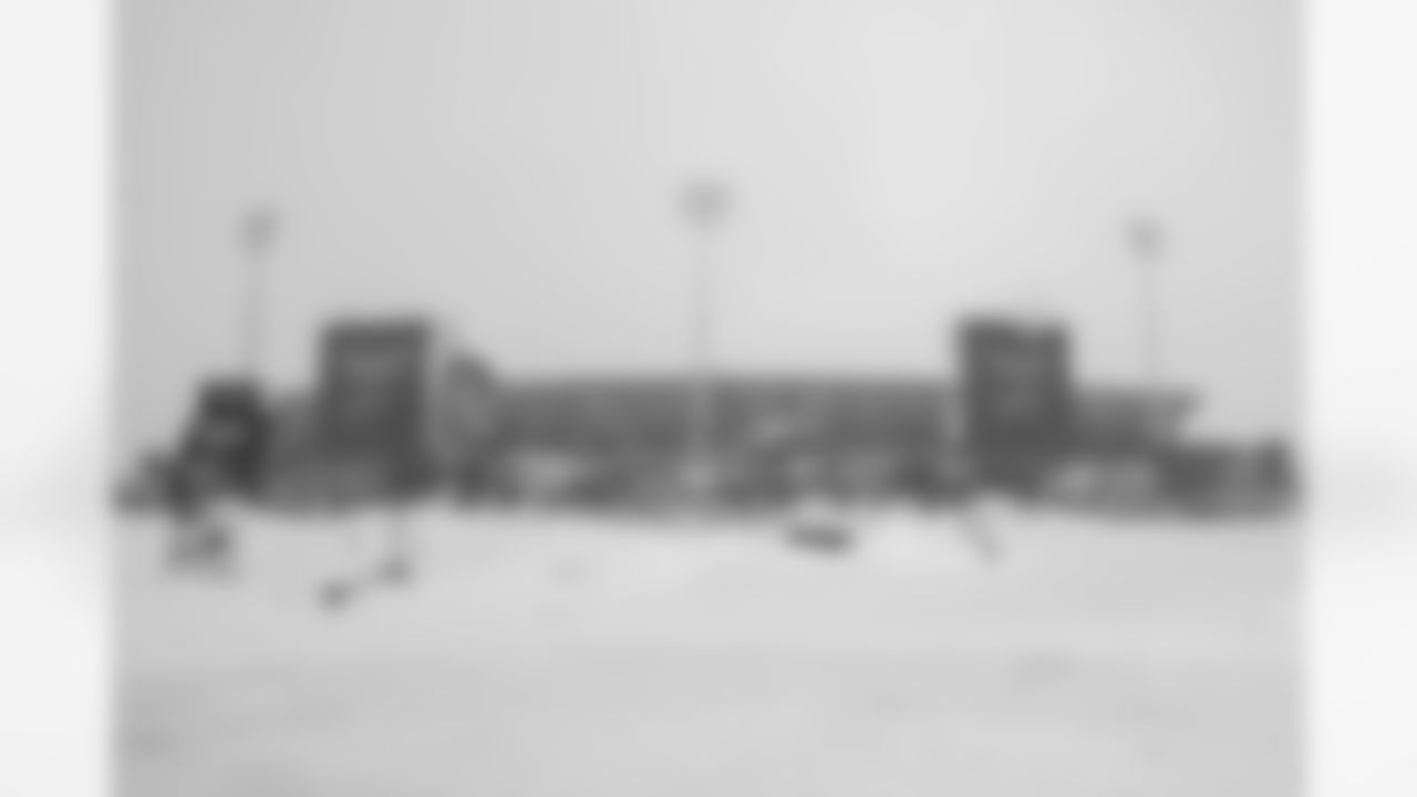 Snow removal at Highmark Stadium in preparation for a Divisional Round matchup against the Kansas City Chiefs, January 19, 2024.