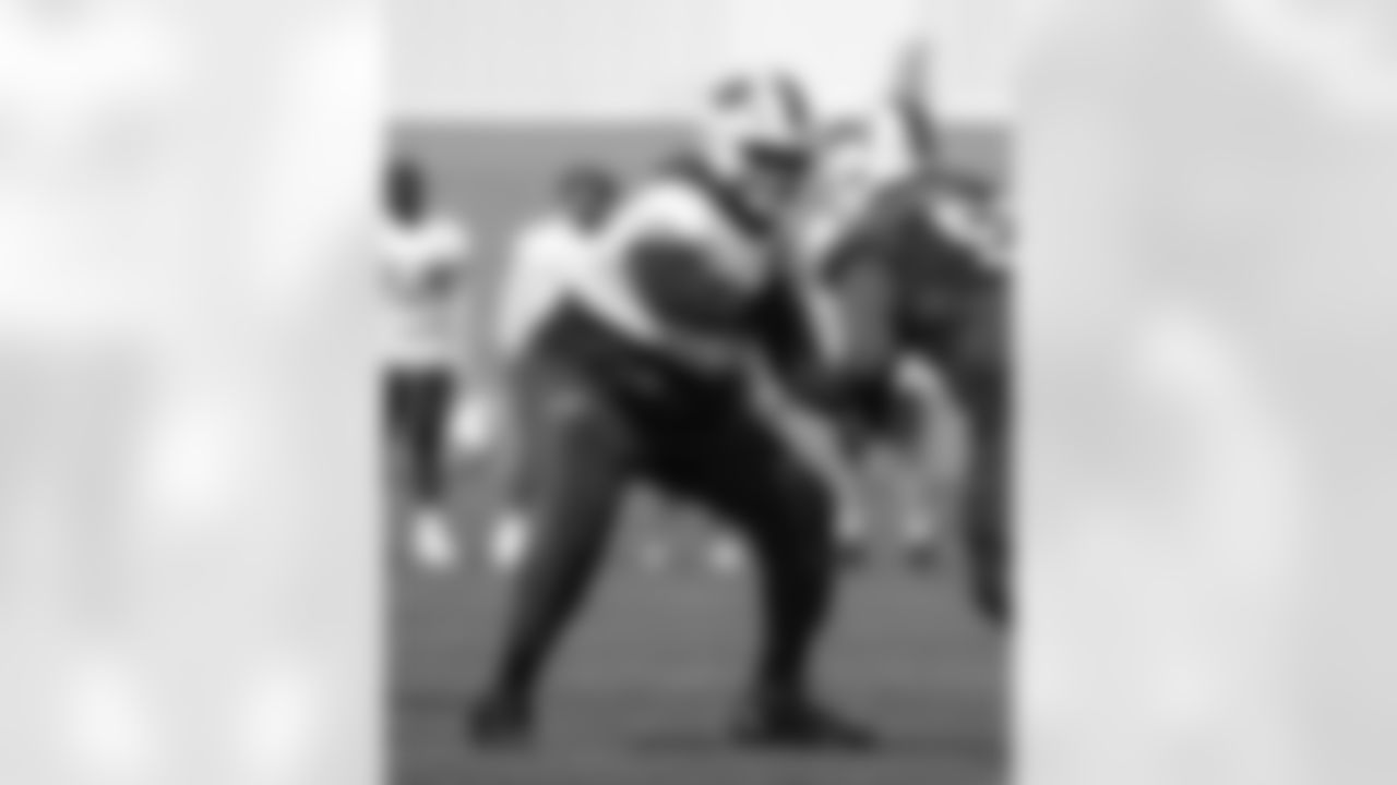O'Cyrus Torrence (64). Buffalo Bills Week 2 Practice, September 12, 2025 at the Buffalo Bills Training Center.