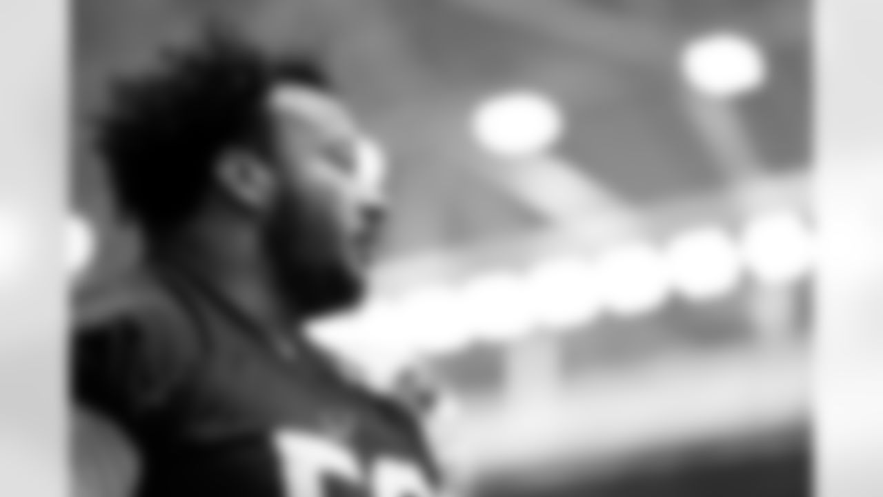 Kendrick Green (53). Buffalo Bills Week 14 Practice, December 04, 2025 at Buffalo Bills Training Center.