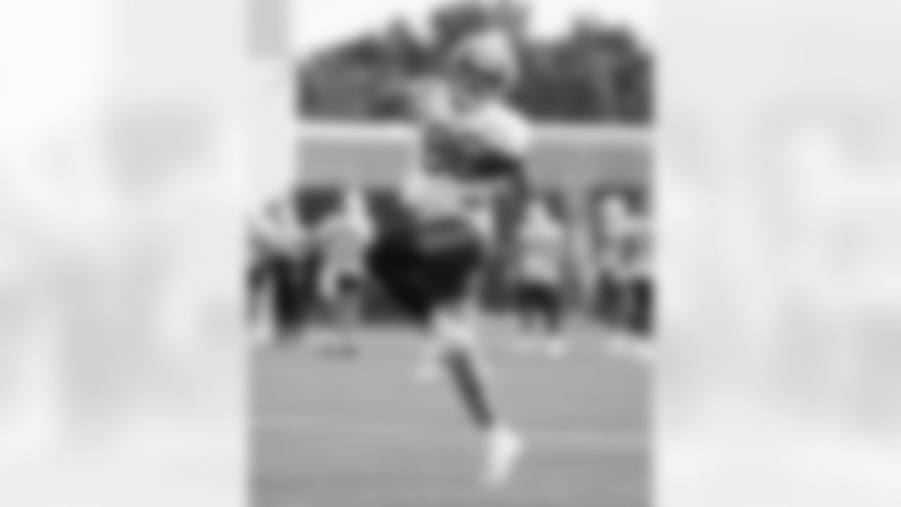 Dalton Kincaid (86). Buffalo Bills Training Camp, August 13, 2025 at Buffalo Bills Training Facility.