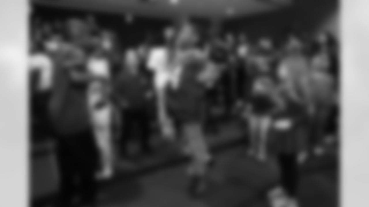 Billy Buffalo, DJ Milk, DJ Yes and Highmark host a Buffalo Bills pep rally for Heritage Heights Elementary students, November 14, 2025.