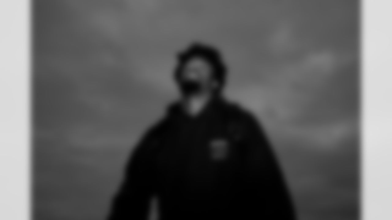 Greg Rousseau (50). Buffalo Bills travel to Pittsburgh, November 29, 2025 at Buffalo Niagara International Airport.