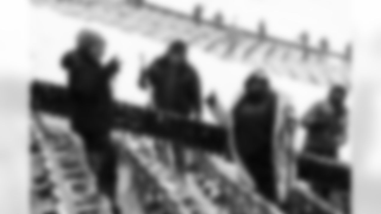 Snow removal at Highmark Stadium in preparation for a Divisional Round matchup against the Kansas City Chiefs, January 19, 2024.