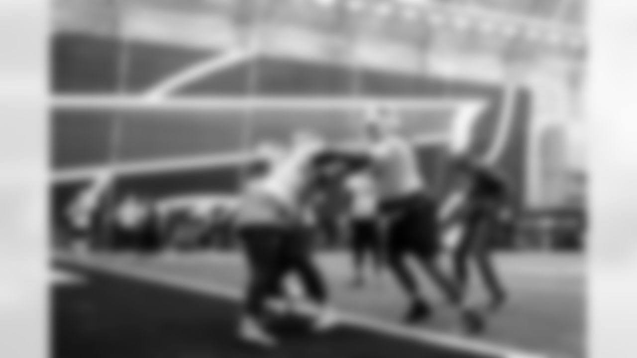 Phidarian Mathis (72). Buffalo Bills Week 14 Practice, December 04, 2025 at Buffalo Bills Training Center.