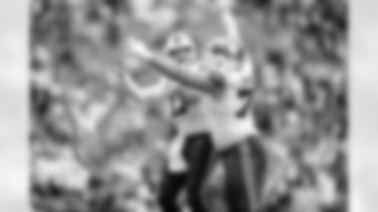 Josh Allen (17), David Edwards (76). Carolina Panthers vs Buffalo Bills, Regular Season, October 26, 2025 at Bank of America Stadium.