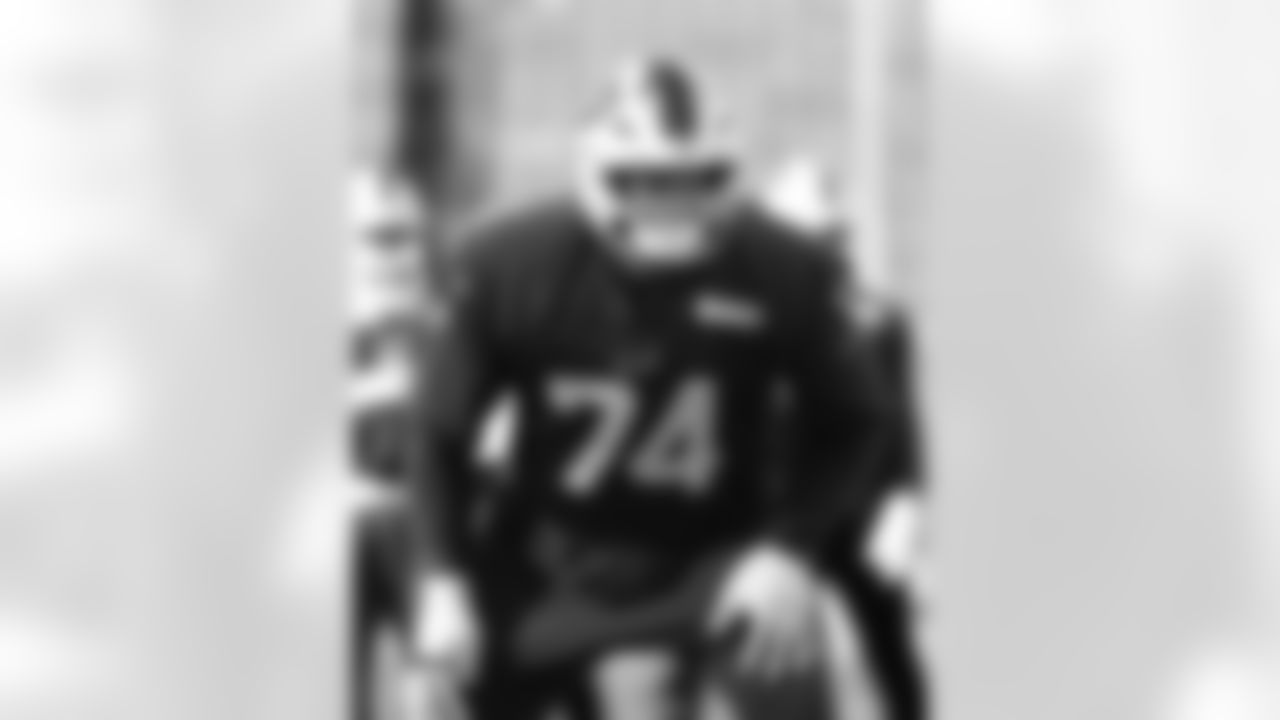 Ryan Van Demark (74). Buffalo Bills Week 14 Practice, December 05, 2025 at Highmark Stadium.