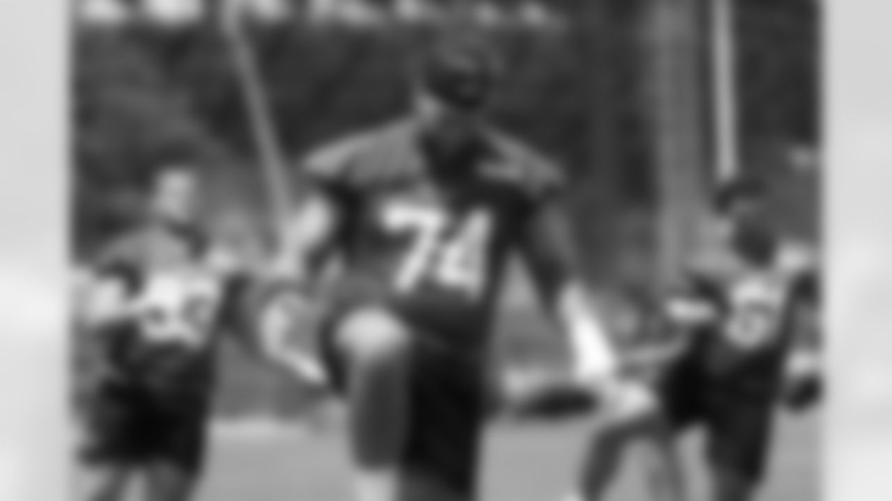 Ryan Van Demark (74). Buffalo Bills Mandatory Minicamp, June 10, 2025 at the Buffalo Bills Training Center.