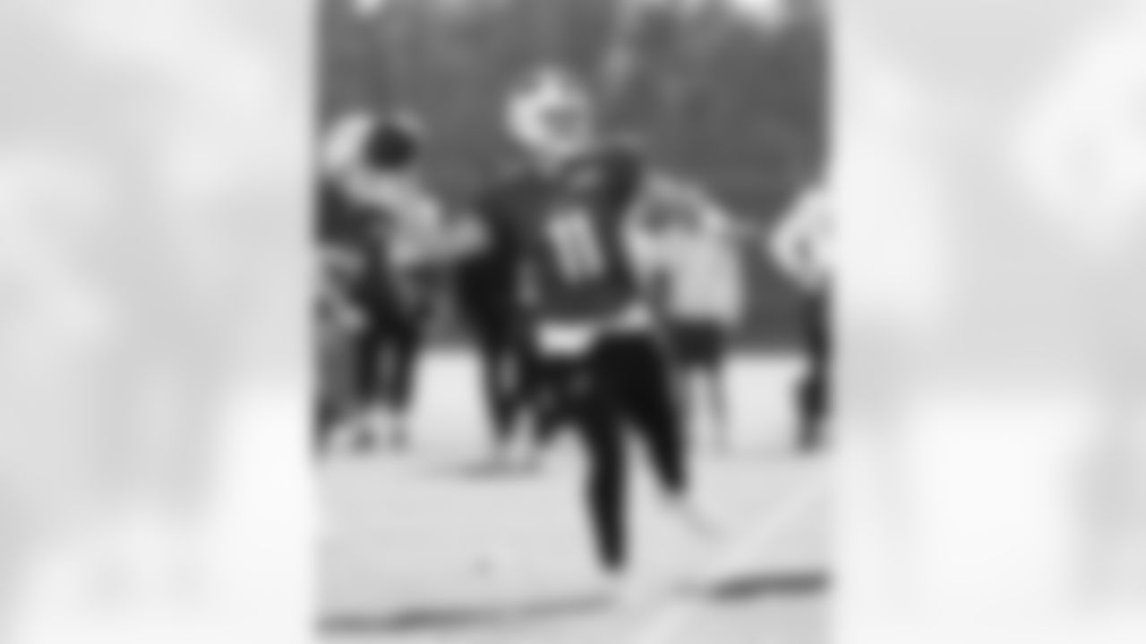 Mitchell Trubisky (11). Buffalo Bills Week 9 Practice, October 29, 2025 at the Buffalo Bills Training Center.