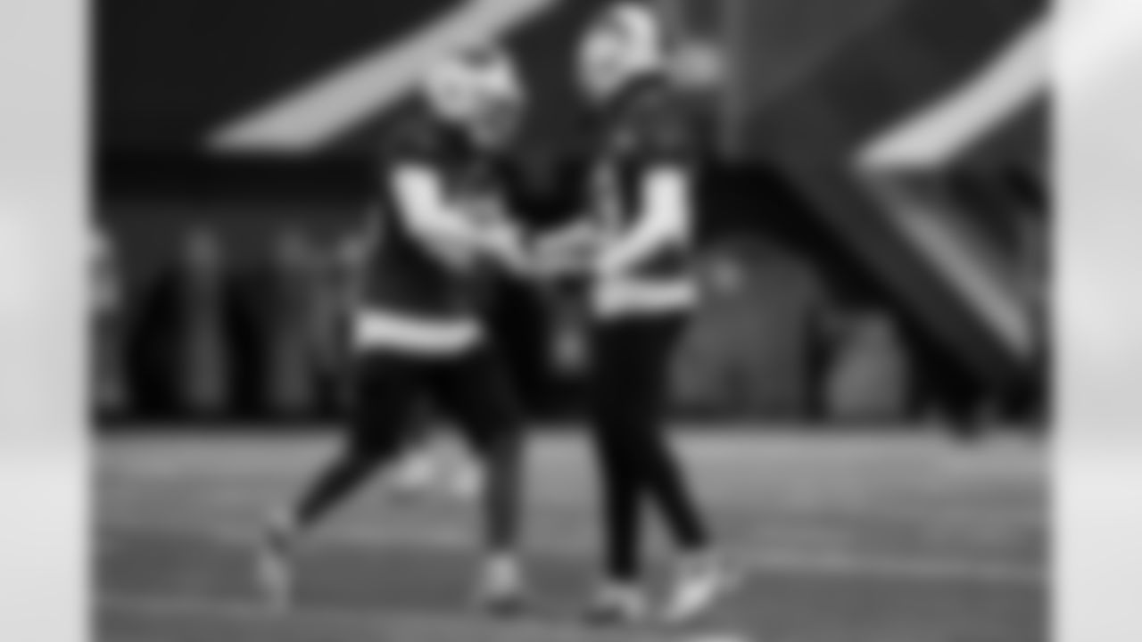 Ja'Marcus Ingram (46), Dane Jackson (23). Buffalo Bills Week 13 Practice, November 26, 2025 at Buffalo Bills Training Center.