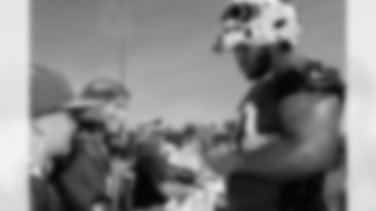 DeWayne Carter (90). Buffalo Bills Training Camp, July 24, 2025 at St. John Fisher University.