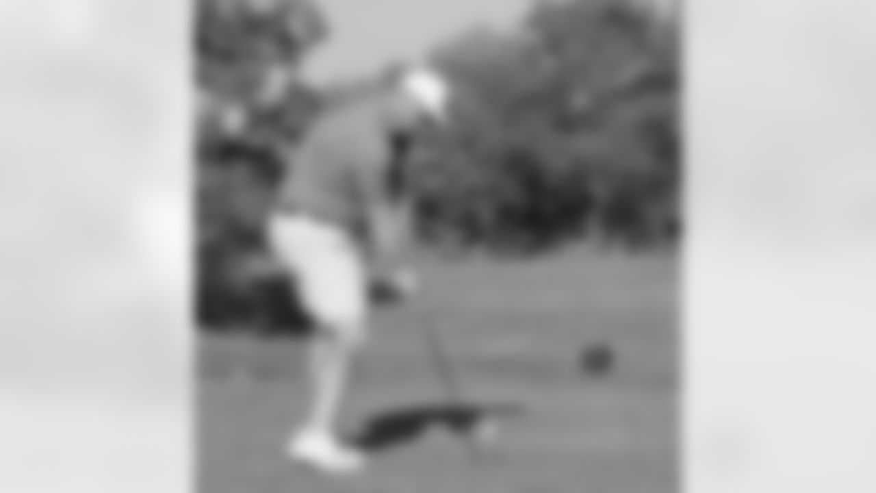 The team of Zach Davidson, Jason Oszvart, Andy Isabella and Will Clapp. Buffalo Bills players and staff compete in the 4th Annual Buffalo Bills Scramble, May 21, 2024.