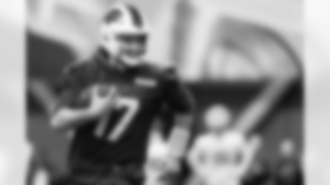 Josh Allen (17). Buffalo Bills Divisional Round, January 15, 2026 at Buffalo Bills Training Center.