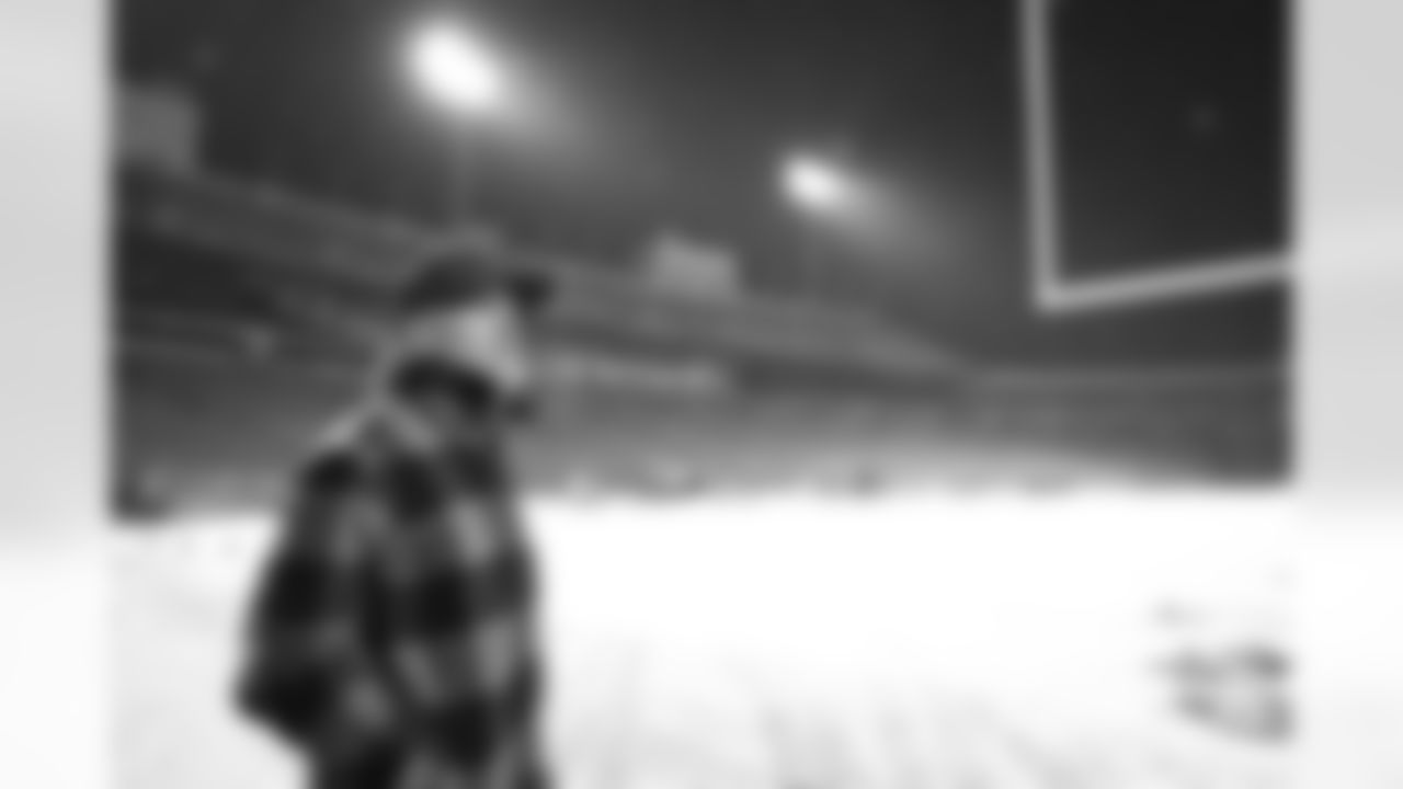 Buffalo Bills head coach Sean McDermott takes a long look around Highmark Stadium, January 03, 2026.