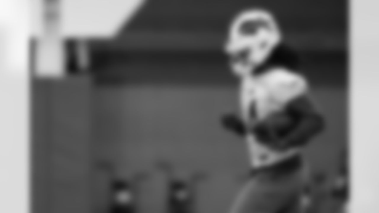 James Cook (4). Buffalo Bills Wild Card Week Thursday Practice, January 08, 2026 at Buffalo Bills Training Center.