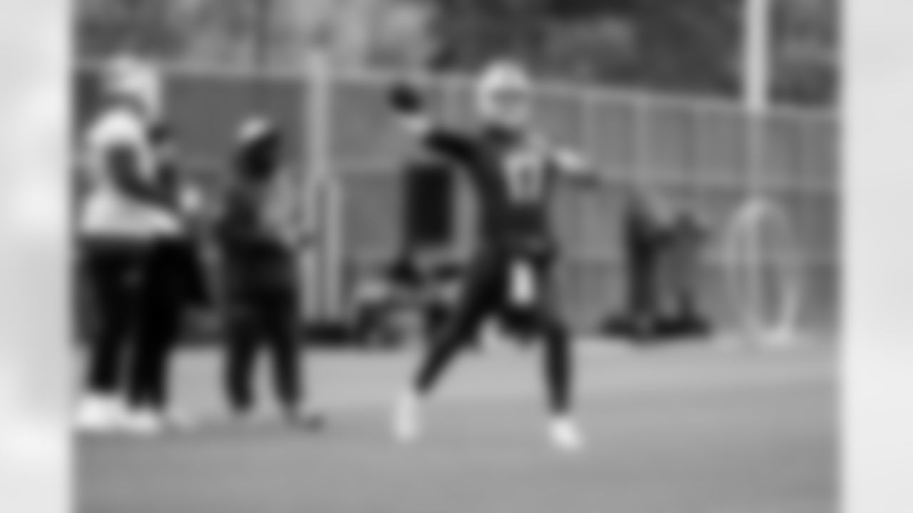 Josh Allen (17). Buffalo Bills Week 8 Practice, October 24, 2025 at Buffalo Bills Training Center.