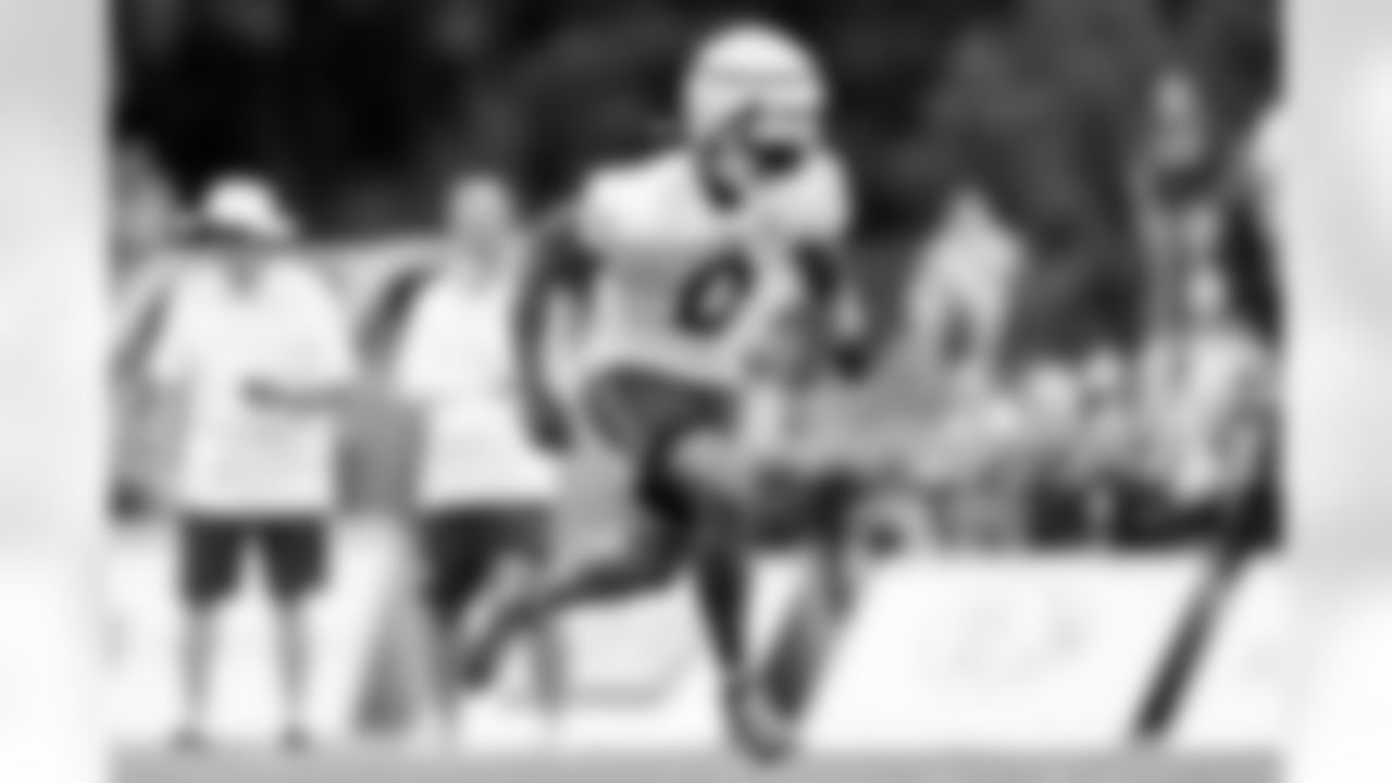 Keon Coleman (0). Buffalo Bills Training Camp, July 27, 2025 at St. John Fisher University.