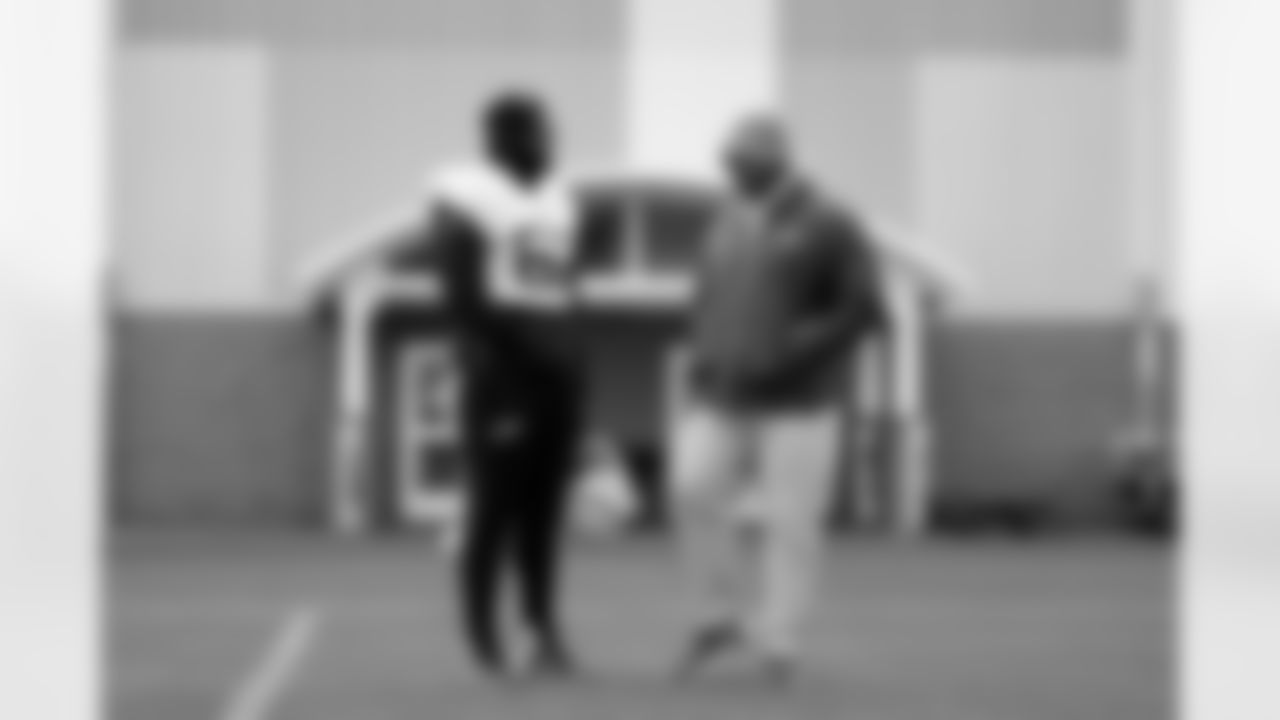 Sedrick Van Pran-Granger (62). Buffalo Bills Week 11 Practice, November 13, 2025 at Buffalo Bills Training Center.