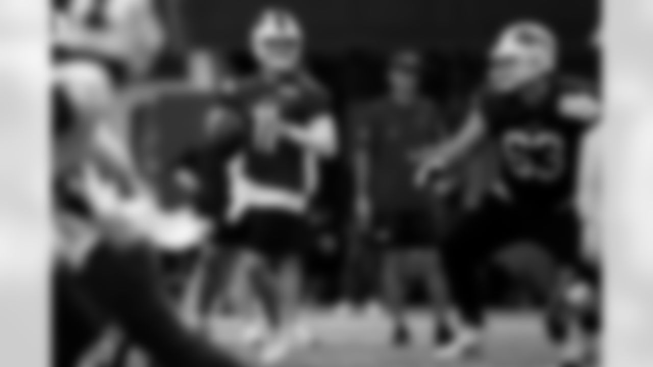 Mitchell Trubisky (11). Buffalo Bills Week 14 Practice, December 04, 2025 at Buffalo Bills Training Center.