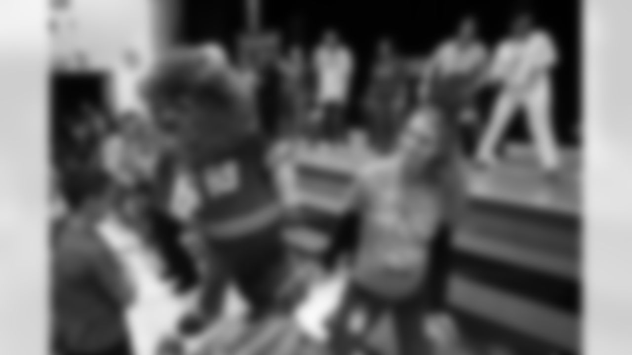 Buffalo Bills pep rally for students and staff at Windermere Boulevard Elementary School, December 19, 2025.