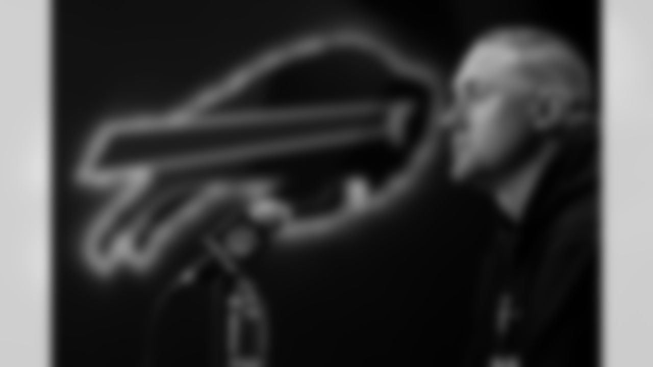 Joe Brady. Buffalo Bills Week 11 Practice, Regular Season, November 16, 2023 at 1 Bills Drive.