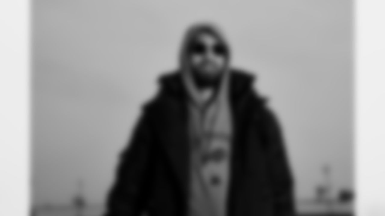 A.J. Epenesa (57). Buffalo Bills travel to Foxborough, December 13, 2025 at Buffalo Niagara International Airport.